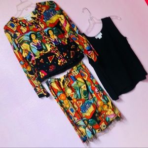 Boho Style 3 Pieces Skirt Set Ensemble